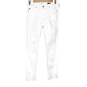 AG Adriano Goldschmied The Stevie Slim Straight Ankle Jeans Raw Hem